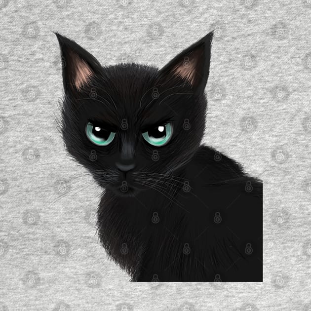 Angry cat by BATKEI